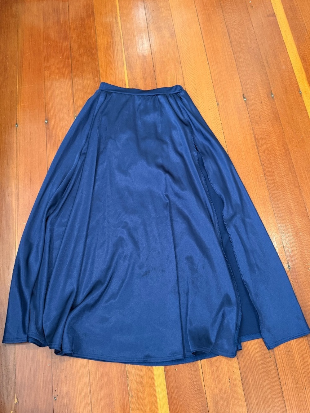 Girls Weissman Blue Skirt with slit and attached brief size MC